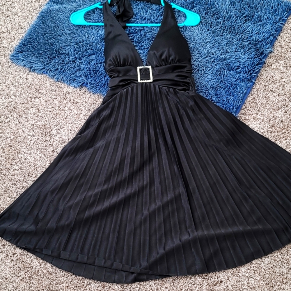 Little Black Halter Dress